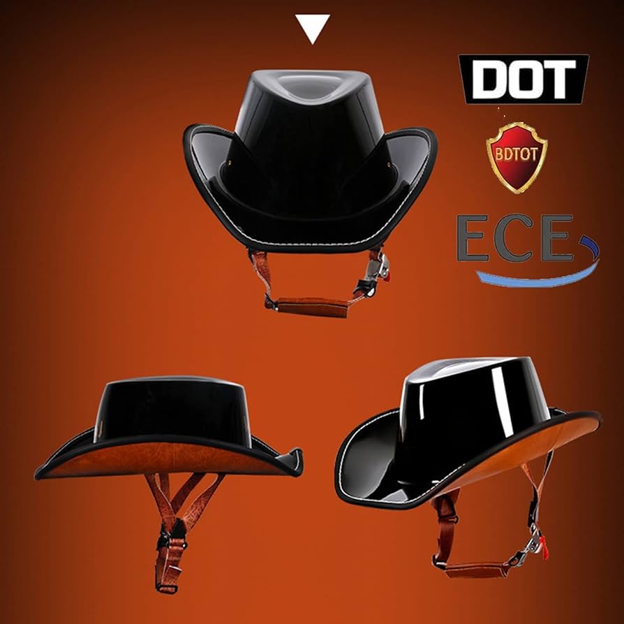 Amazon.com: OZSSLJJ Motorcycle Half Helmet DOT Approved